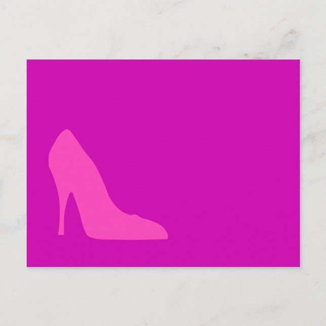 Pink Pumps Postcard (Front)
