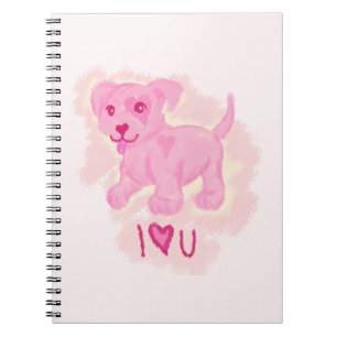Pink Puppy Notebook