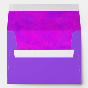 Pink Purple Abstract Pattern Envelope