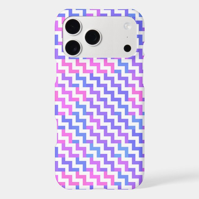 pink purple and blue chevron pattern (Back)