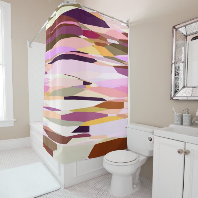 Pink, Purple and Orange abstract (In Situ)
