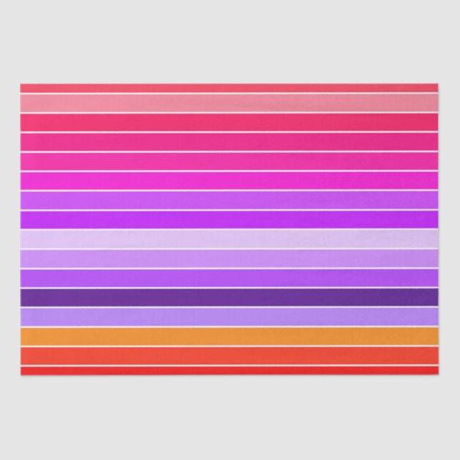 Pink, Purple and Orange Tissue Paper (Front)
