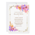 Pink, Purple and Orange Wedding