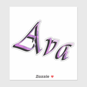Pink Purple Ava Name,