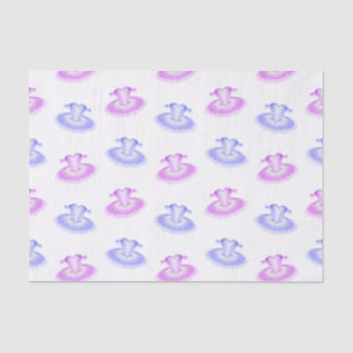 Pink & Purple Ballet Birthday Tutu Watercolour Tissue Paper