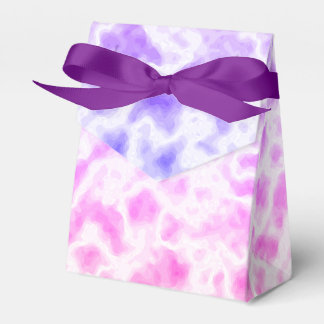 Pink Purple Blue Favor Box