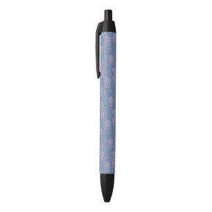 Pink & Purple Cartoon Cactus Pattern Black Ink Pen