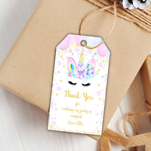 Pink Purple Cloud Unicorn Gift Tags