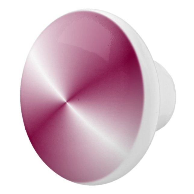 Pink Purple Colour Elegant Custom Template Ceramic Knob (Right)