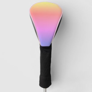 Pink Purple Colourful Pastel Yellow Golf Head Cove Cover