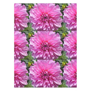 Pink Purple Dhalia Tablecloth