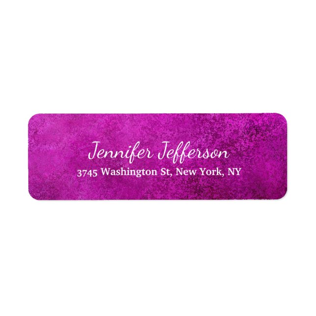Pink Purple Feminine Handwriting Creative Plain (Front)