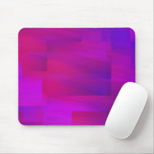 Pink Purple Glitch Art Vaporwave Aesthetic Analogu Mouse Pad
