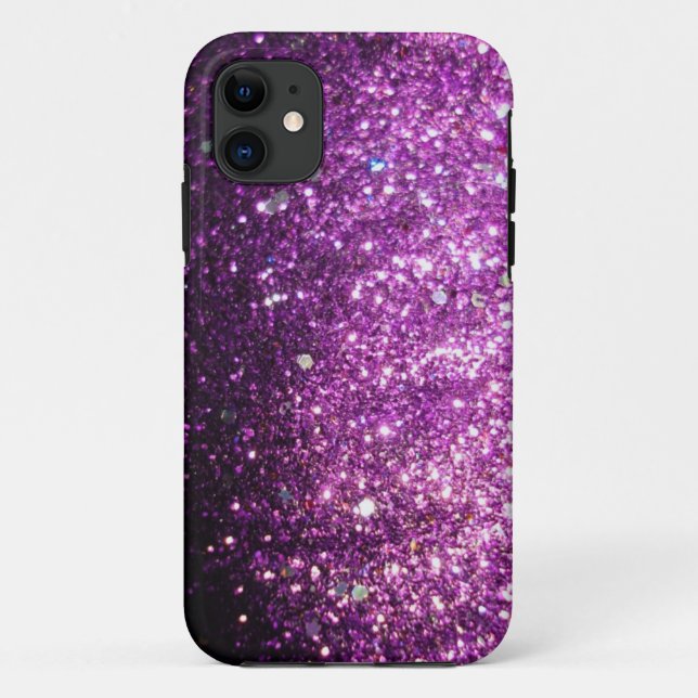 Pink/Purple Glitter Sparkle Bling iPhone 5 Case (Back)