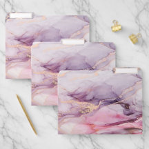 pink ,purple , golden marble