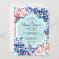 Pink & Purple Hydrangea Flowers Bridal Shower