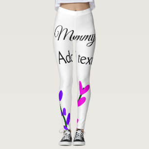 Pink purple lavender mommy mother's day mom gift leggings