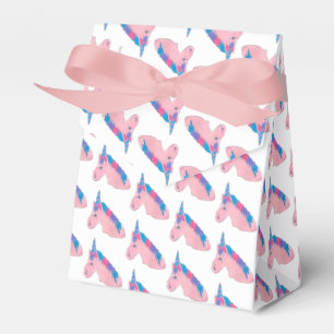 Pink Purple Magical Horse Unicorn Birthday Party Favor Box