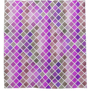 Pink Purple Orange Green Mosaic