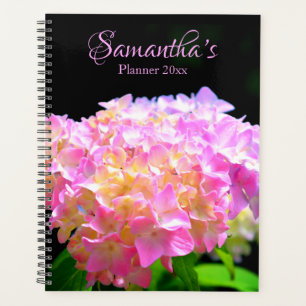 Pink purple orange hydrangeas for her planner