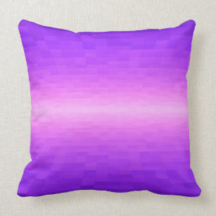 pink & purple   pixel square blocks planes   throw pillow