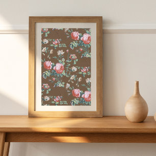 Pink & Purple Roses Decoupage Tissue Paper