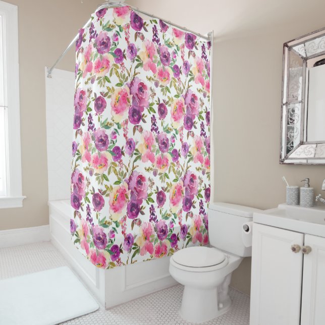  Pink Purple Roses Floral Girly Trendy (In Situ)