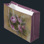 Pink / Purple Roses Large Gift Bag<br><div class="desc">a hand painted piece. be sure to check out their other merchandise.</div>