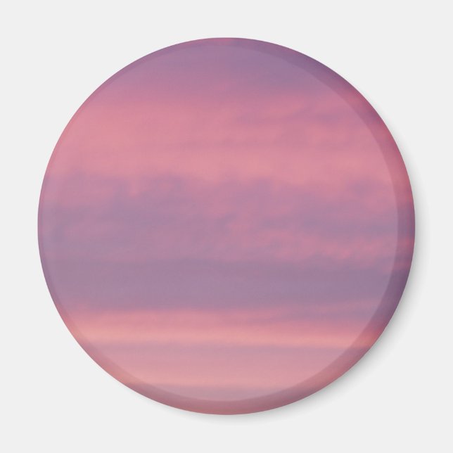 Pink Purple Sky Magnet (Front)