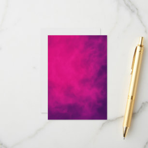 Pink & Purple Smoke Enclosure Card – Customizable
