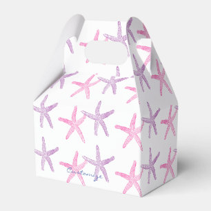 Pink Purple Starfish Thunder_Cove Favor Box