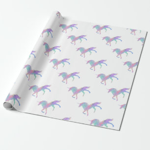 Pink Purple Unicorn Magical Wrapping Paper