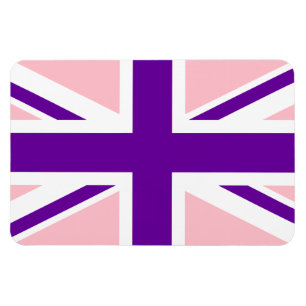 Pink Purple Union Jack Magnet
