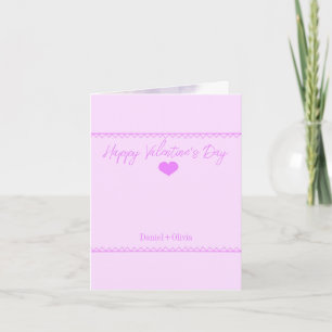 Pink - Purple Valentine's Day Invitation