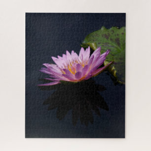 Pink Purple Waterlily Jigsaw Puzzle