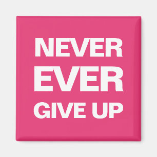 Pink qoute motivational modern bold magnet