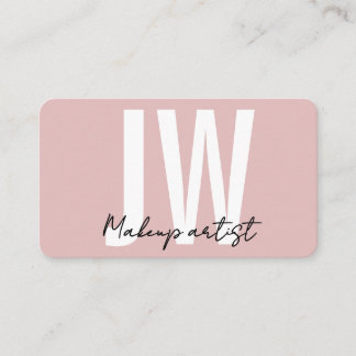 Pink QR Code Business Card | Elegant Scan Me Card