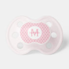 Pink Quatrefoil Monogram
