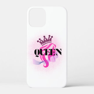 Pink Queen Crown Design – Confident Feminine Power iPhone 12 Mini Case