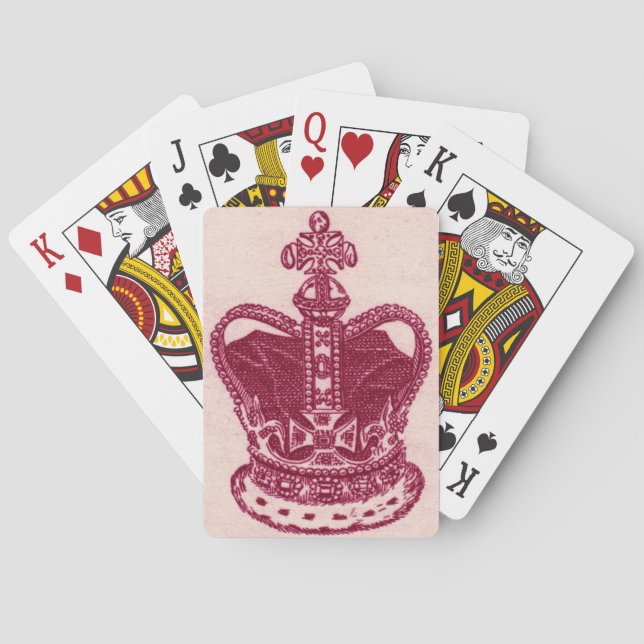 Pink Queen Playing Cards (Back)
