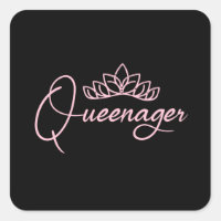 Pink Queenager queen ager, dramatic queen teenager