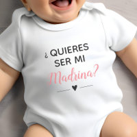 Pink Quieres Ser Mi Madrina Godmother Proposal