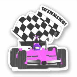 Pink Race Car - Chequered Flag Sports