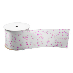 Pink Rain Ribbon  Satin Ribbon