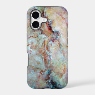 Pink rainbow marble stone finish