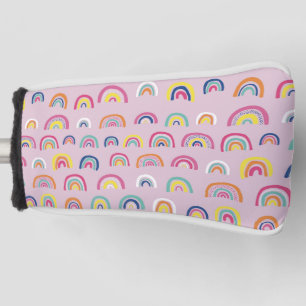 Pink Rainbow pattern Golf Head Cover