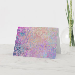 Pink Rainbow Rust Card