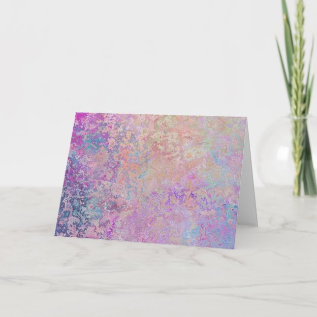 Pink Rainbow Rust Card (Front)