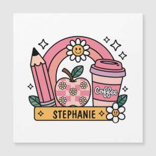 Pink Rainbow Teacher Essentials – Personalized