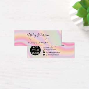 pink rainbow unicorn marble studs earrings display